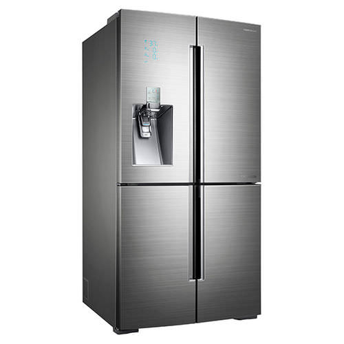 Refrigerador modelo americano - RF34H9960S4/AA - SAMSUNG Home Appliances - da linha residencial / de instalação livre / em aço inoxidável