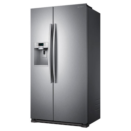 Refrigerador modelo americano - RS22HDHPNSR/AA - SAMSUNG Home Appliances - da linha residencial / de instalação livre / cinza