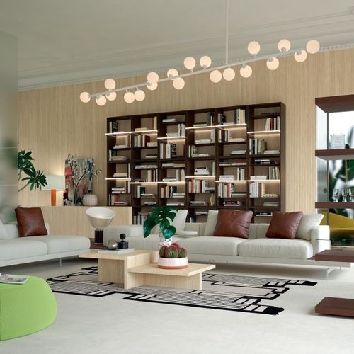 Painel de revestimento - TRAVERTINO RAIN BEIGE - LAMINAM - para ambiente interno / para parede / para revestimento de fachada