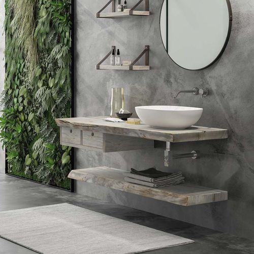 Tampo de banheiro em madeira - LIFE 03 - LEGNOBAGNO - em cerâmica