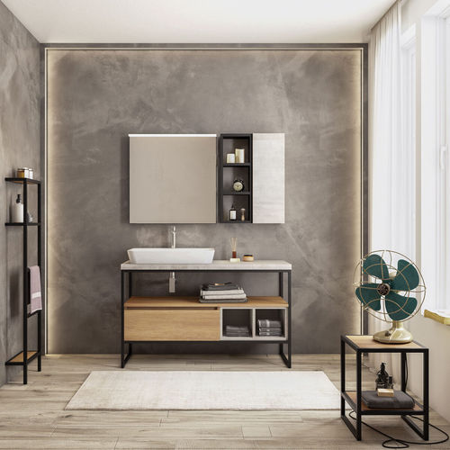 Suporte para lavatório metálico - URBAN STRUTTURA 04 - LEGNOBAGNO - em cerâmica
