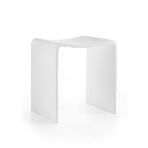 Banqueta para chuveiro metálica - 54703.26 - LINEABETA - branca