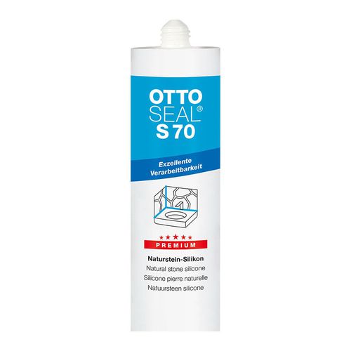 Selante elástico - OTTOSEAL S70 - LITOKOL - à base de resina de silicone / à prova de água / para pedra