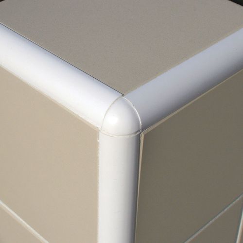 Terminal de acabamento em PVC - ETR  - LITOKOL - para revestimento cerâmico / para ângulo externo / com ângulo arredondado