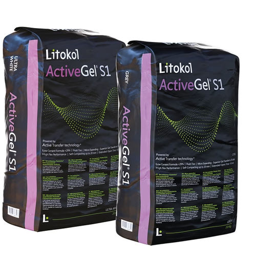 Argamassa colante para contrapiso - ACTIVEGEL&reg; S1 - LITOKOL - para revestimento cerâmico / para parede / à base de polímeros
