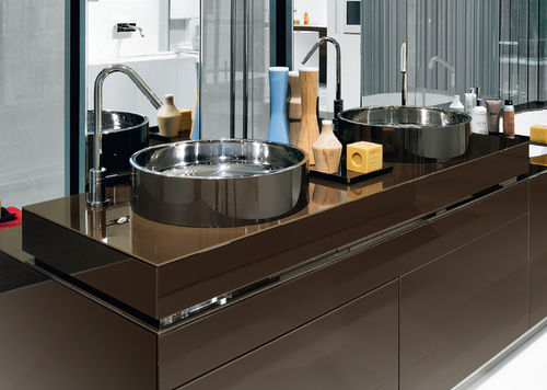 Cuba de apoio - LOG: 11/26 - MAKRO - em aço inoxidável / em aço / em Corian®