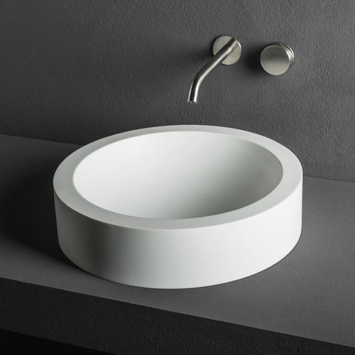 Cuba de apoio - CUP: 6/11/26 - MAKRO - em Corian® / redonda / contemporânea
