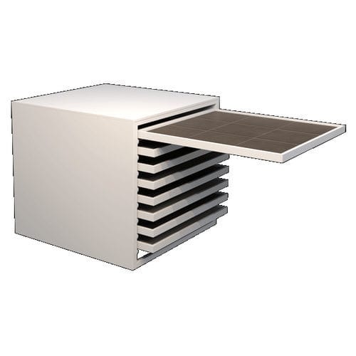 Expositor de pisos e revestimentos de parede - Q 100 MONO - MAROCCHI - em madeira / em laminado melamínico / com 1 lado
