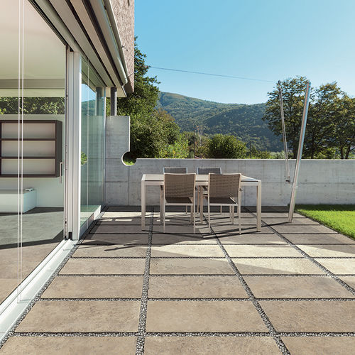 Placas de revestimento em grés porcelanato - STONES DU MONDE - PASTORELLI CERAMICHE - polida / para ambiente externo / de piso