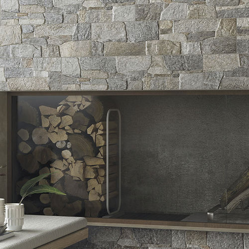 Placas de revestimento em grés porcelanato - MULTICOLOR - Ceramica Rondine - 3D / para ambiente interno / para ambiente externo