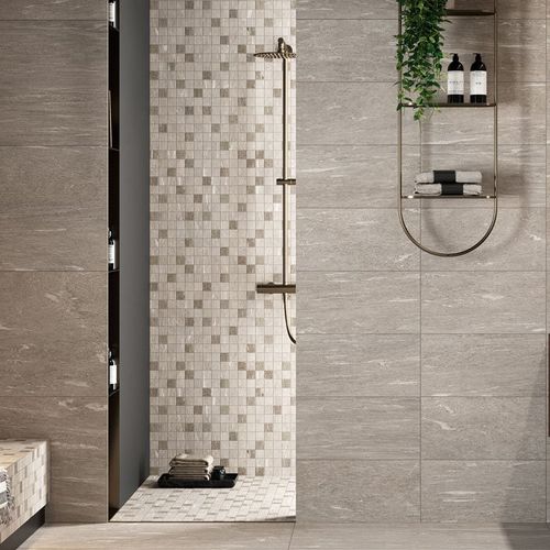 Placas de revestimento em grés porcelanato - Ceramica Rondine - fosca / para ambiente interno / para ambiente externo