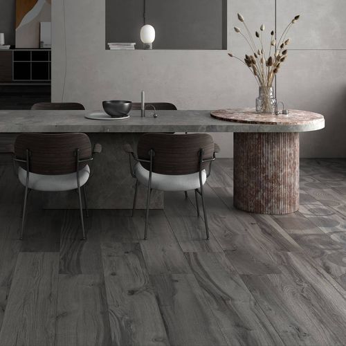 Placas de revestimento em grés porcelanato - DARK - Ceramica Rondine - com acabamento natural / para ambiente interno / para sala