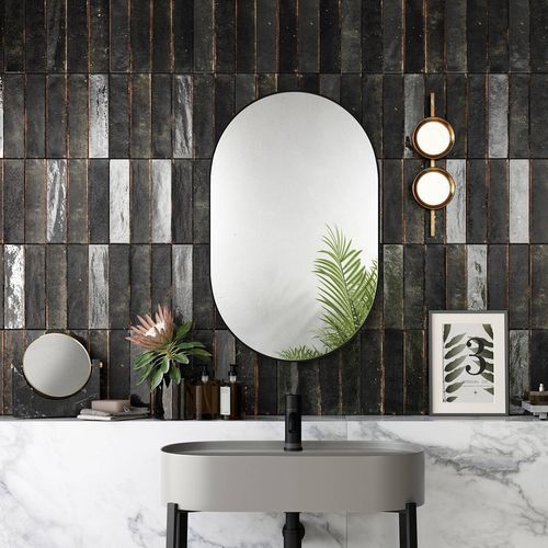 Placas de revestimento em grés porcelanato - J89529 - Ceramica Rondine - brilhante / para ambiente interno / para banheiro