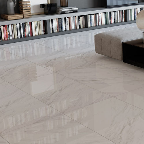Placas de revestimento em grés porcelanato - MARMO BIANCO - SERANIT - fosca / para ambiente interno / para ambiente externo