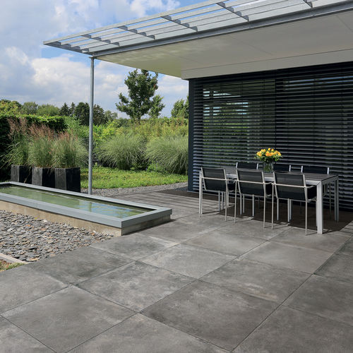 Placas de revestimento em grés porcelanato - CHATEAUX - SICHENIA GRUPPO CERAMICHE - polida / para ambiente interno / para ambiente externo