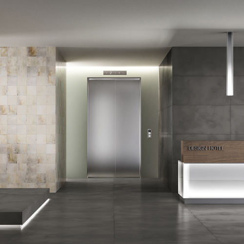 Placas de revestimento em grés porcelanato - Me_Tra - SICHENIA GRUPPO CERAMICHE - acetinada / para ambiente interno / para ambiente externo