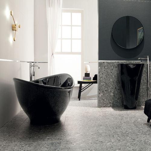 Placas de revestimento em grés porcelanato - MACCHIA - TUBADZIN - fosca / brilhante / para ambiente interno