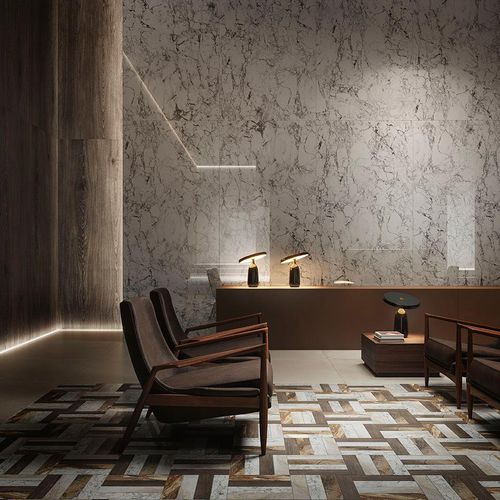 Placas de revestimento em grés porcelanato - LOUNGE  - TUBADZIN - fosca / polida / acetinada