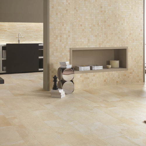 Placas de revestimento em grés porcelanato - SAND STONE - UNICOM-STARKER - polida / para ambiente interno / para sala
