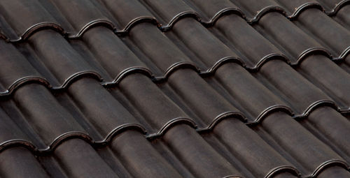 Telha portuguesa - DARK BROWN - VE-VA - em compósito