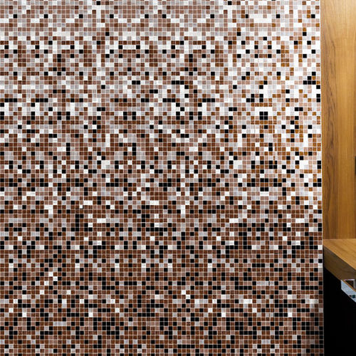 Placas de revestimento efeito de mosaico - D&Eacute;GRAD&Eacute; : 08200003 - VITREX - em vidro / para ambiente interno / de parede