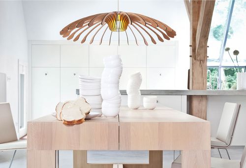 Pendente - FLOWER - Odesi. Dutch Design Online - em bambu / de design original / Wire