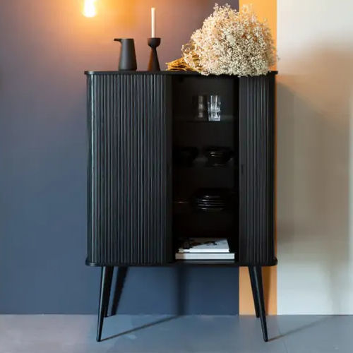 Buffet aparador com pés altos - Barbier  - Zuiver - contemporâneo / com folheado de madeira / em MDF