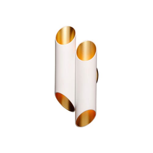 Arandela contemporânea - FLUTE SMALL - GONG - para ambiente interno / em alumínio / em latão