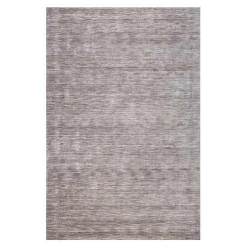 Tapete contemporâneo - MIST - LIGNE PURE - de cor lisa / retangular / cinza
