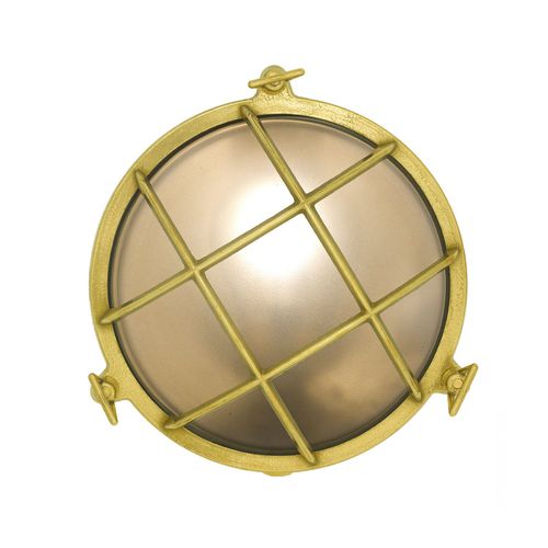Arandela contemporânea - ORIGINAL BTC - para ambiente externo / em vidro fosco / em latão