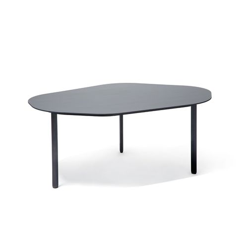 Mesa de design original - STRAT - PCM DESIGN - em faia / em ardósia / com base em faia