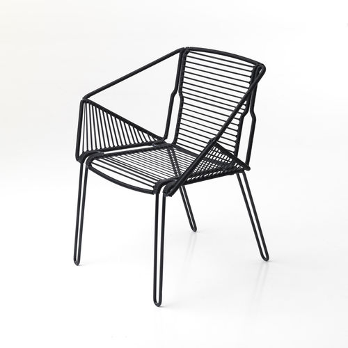 Cadeira contemporânea - SOBA - PCM DESIGN - para ambiente externo / para ambiente interno / em PVC