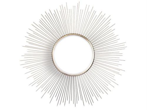 Espelho de parede - URCHIN - VILLIERS - contemporâneo / redondo / metálico
