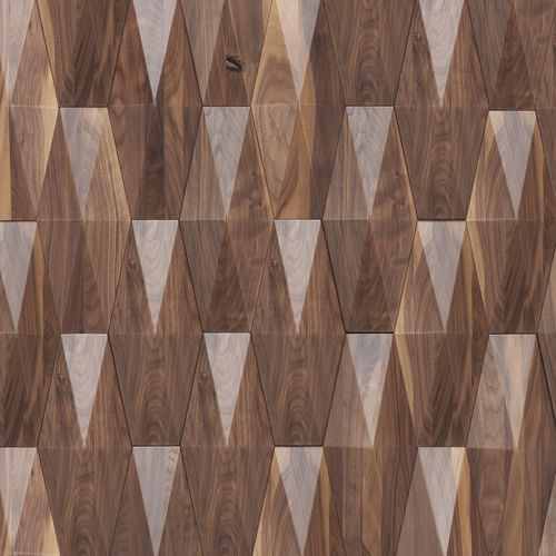 Painel decorativo de parede - Cameo American Walnut - WONDERWALL STUDIOS - de revestimento / para ambiente interno / em nogueira americana