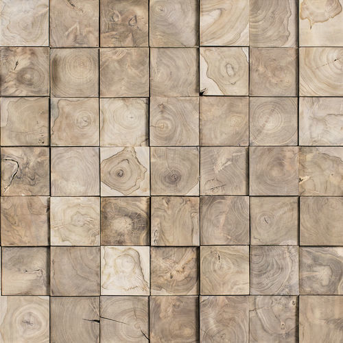 Painel decorativo de revestimento - Jungle Teak - WONDERWALL STUDIOS - de parede / para ambiente interno / em teca