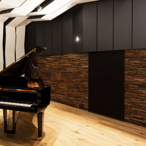 Painel decorativo de parede - Jagger Mixed Salvaged - WONDERWALL STUDIOS - de revestimento / para ambiente interno / acústico