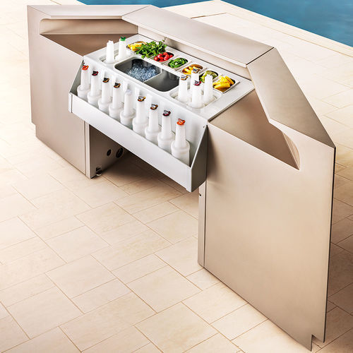 Balcão para bar - NOVA - Myyour - em polietileno / reto / modular