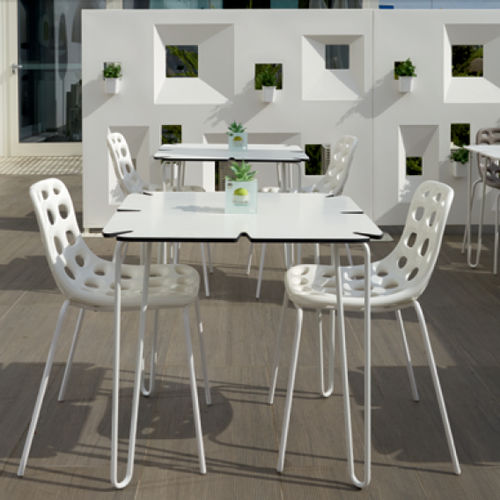 Cadeira contemporânea - CHIPS - Myyour - para ambiente externo / em polietileno / em HPL