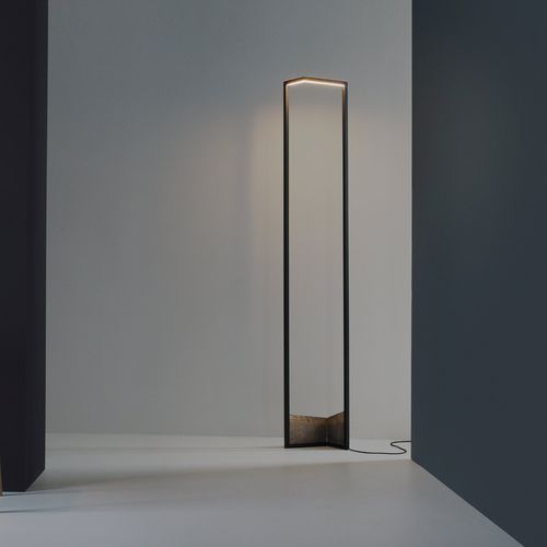 Luminária de piso - FOUNDRY - Resident - em alumínio / em bronze / contemporânea
