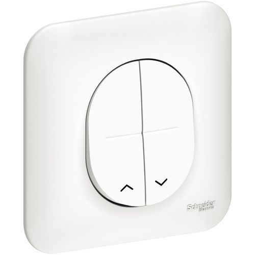 Interruptor para persiana externa - OVALIS - SCHNEIDER ELECTRIC - gangorra / de embutir / duplo
