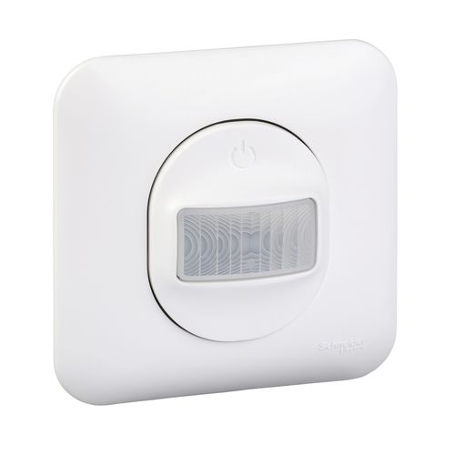Sensor de movimento - OVALIS - SCHNEIDER ELECTRIC - de presença / de parede / branco