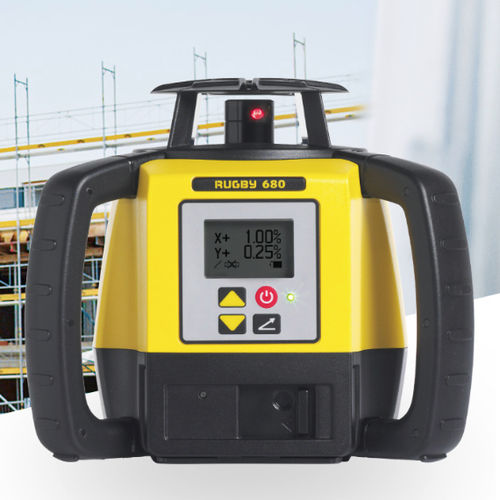 Nível a laser - RUGBY 680 - LEICA PRECISION TOOLS BY LEICA GEOSYSTEMS  - rotativo / automático / digital