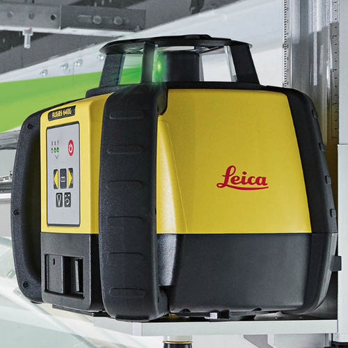 Nível a laser - RUGBY 640G - LEICA PRECISION TOOLS BY LEICA GEOSYSTEMS  - rotativo / automático / digital