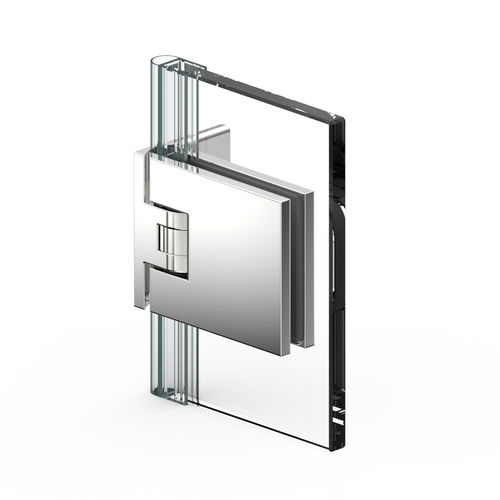 Dobradiça para porta de vidro - FLAMEA : 8180 - PAULI FRANCE  - para porta de box de banheiro / em zamac / contemporânea