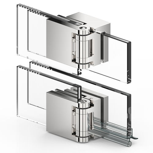 Dobradiça para porta - FLUTURE : 8190 - PAULI FRANCE  - para porta de box de banheiro / em zamac / com sistema de fechamento automático