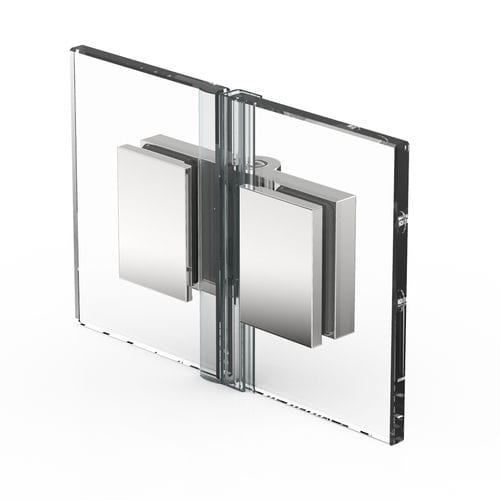 Dobradiça para porta de vidro - FLINTER : 8160 - PAULI FRANCE  - para porta de box de banheiro / em zamac / com sistema de fechamento automático