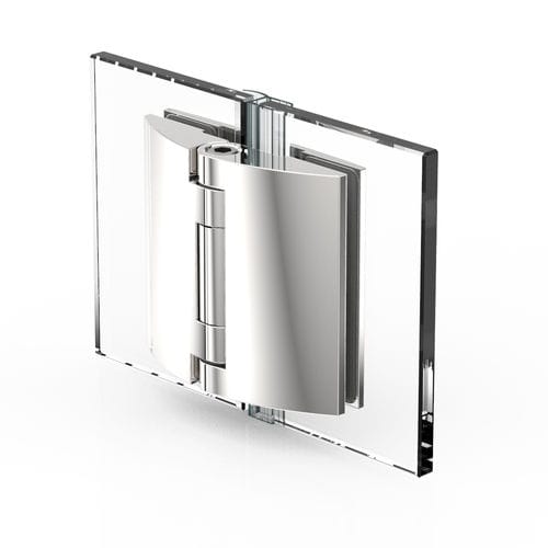 Dobradiça para porta de vidro - PILLANGO : 8482 - PAULI FRANCE  - para porta de box de banheiro / em zamac / com sistema de fechamento automático
