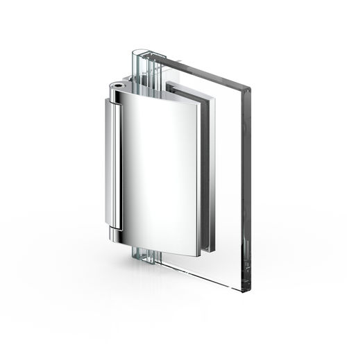 Dobradiça para porta de vidro - PAPILLON : 8100 - PAULI FRANCE  - para porta de box de banheiro / em zamac / com sistema de fechamento automático