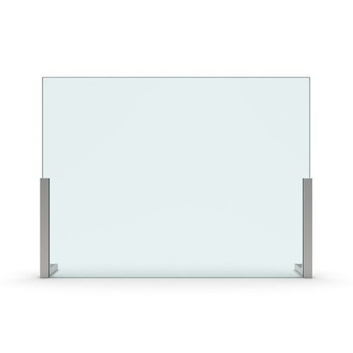 Separador de estações de trabalho de mesa - SET-3074 - PAULI FRANCE  - em vidro / em vidro acrílico / design