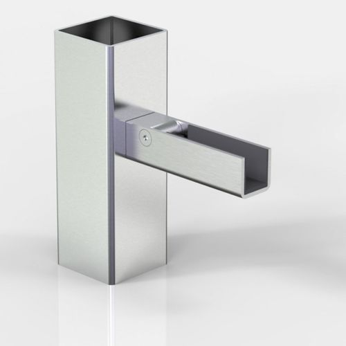 Pinça para vidro em vidro - 9410VA - PAULI FRANCE  - para sacada / para escada / para vidro